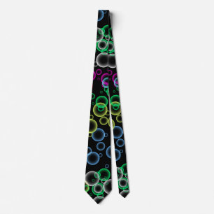 bubble pattern 02.b Black BG Tie