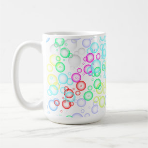 bubble pattern 02.b White BG Coffee Mug