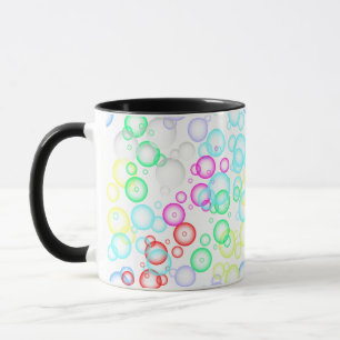 bubble pattern 02.b White BG Mug