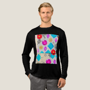 Bubble Pattern Harmony – Long Sleeve Art Shirt