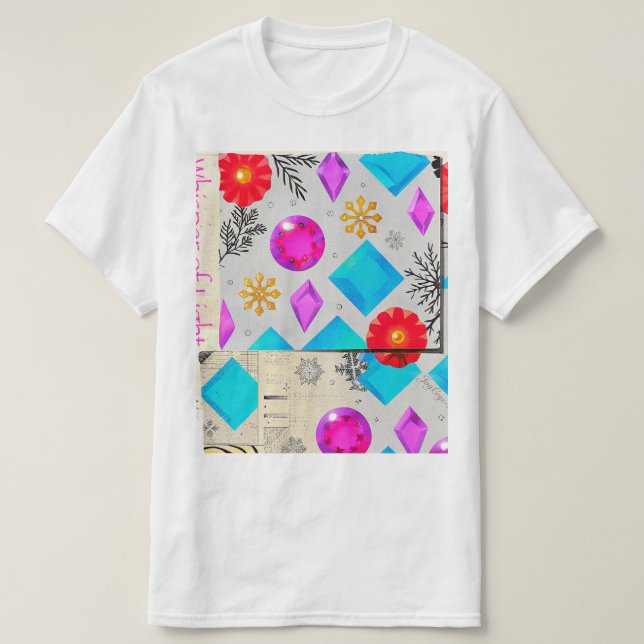 Bubble Pattern Pop Tee – Joyful Abstract Art Shirt (Design Front)