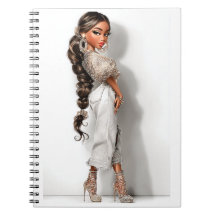 Bubble Ponytail Spiral Photo Notebook