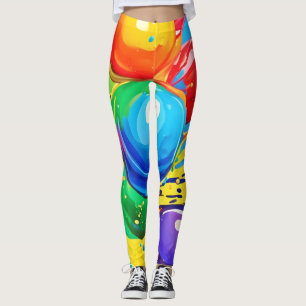 Bubble Pop: Bright and Bold Leggings
