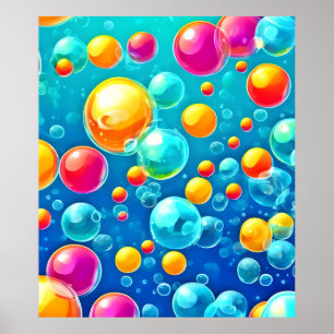 Bubble Pop Delight Poster