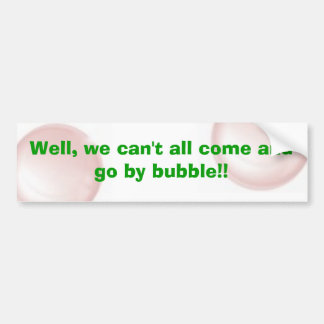 Bubble Quote Bumper Sticker