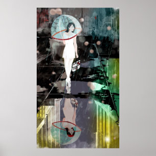 Bubble Rain Poster
