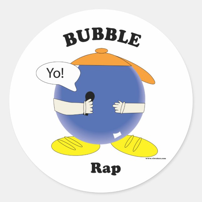 Bubble Rap Stickers (Front)