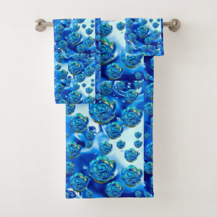 Bubble Roses Bath Towel Set