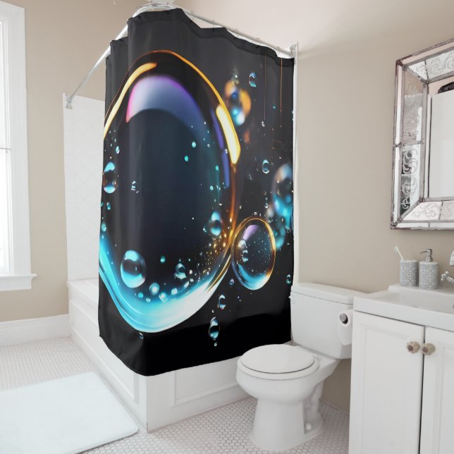 Bubble Shower Curtains (In Situ)