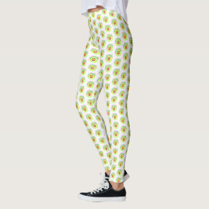 Bubble Smile Meemogie Emoji Art Leggings