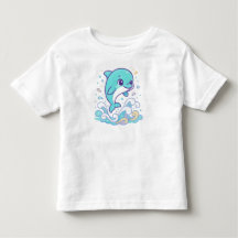Bubble Splash Dolphin Cute Ocean Animal Custom