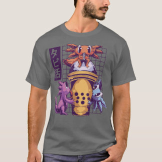 Bubble Tea And Axolotls Axolotl Drink  T-Shirt