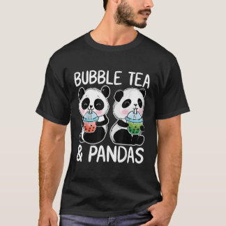Bubble Tea And Pandas Boba Tea Kawaii Panda T-Shirt