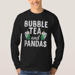 Bubble Tea and Pandas Panda Bear T-Shirt