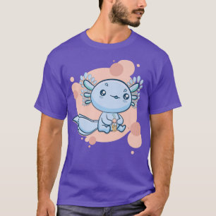 Bubble Tea Axolotl Boba Milk Kawaii Anime Pastel G T-Shirt