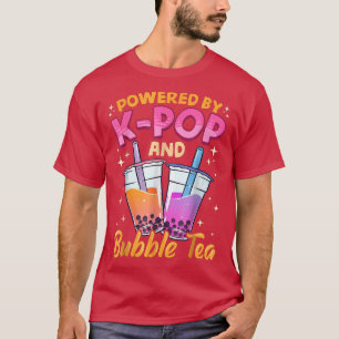 Bubble Tea Boba KPOP Music Lover Korean Milk Anime T-Shirt
