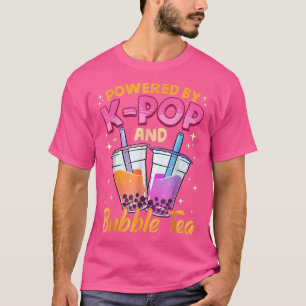 Bubble Tea Boba KPOP Music Lover Korean Milk Anime T-Shirt