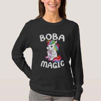Bubble Tea Boba Magic Baby Unicorn Bubble Drink T-Shirt