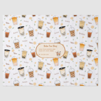 Bubble Tea Business White Tissue Paper