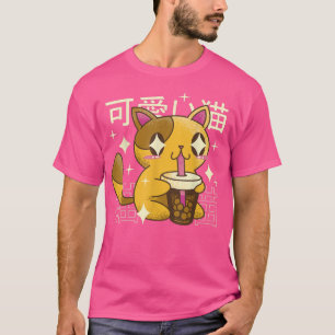 Bubble Tea Cat Japanese Kawaii Cute Kitten Japan G T-Shirt