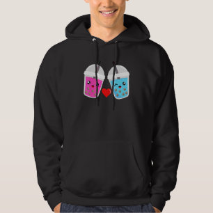 Bubble Tea Cult Drink Tea Drinker Heart Hoodie