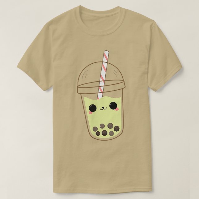 Bubble Tea Cute Kawaii Boba Lover s Gift Idea  T-Shirt (Design Front)