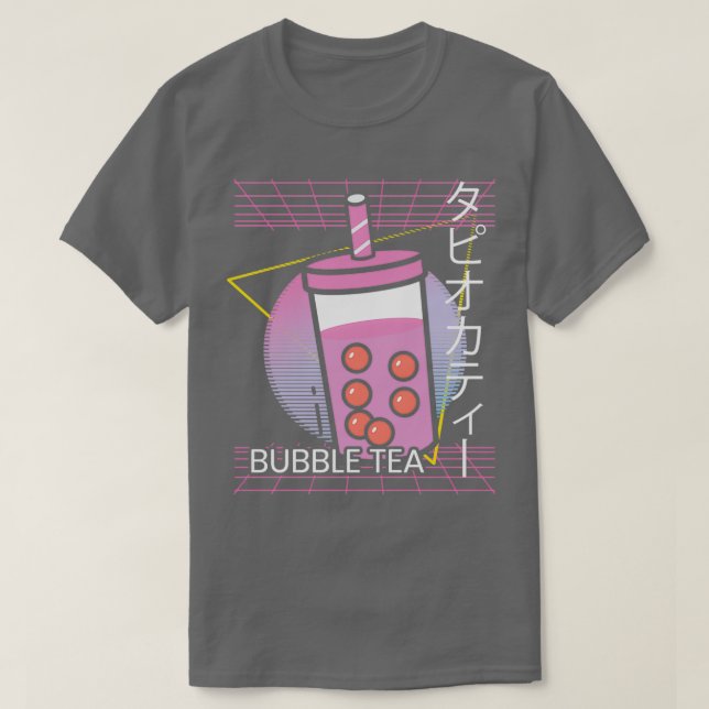 Bubble Tea Drinker Tapioca Pearl Milk Boba Tea 4 T-Shirt (Design Front)