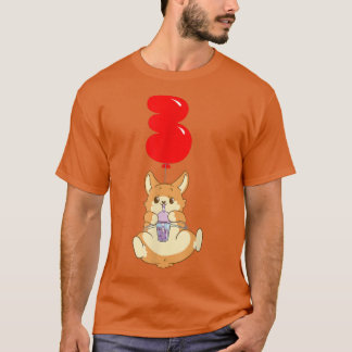 Bubble Tea Hamster - 3rd Birthday - Kids Balloon P T-Shirt