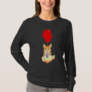 Bubble Tea Hamster 4th Birthday Kids Balloon Par T-Shirt