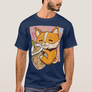 Bubble Tea Lovers Cute Kawaii With Bubble Tea Bubb T-Shirt