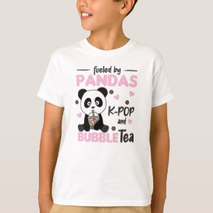 Bubble Tea Panda Chocolate K-Pop And Boba T-Shirt