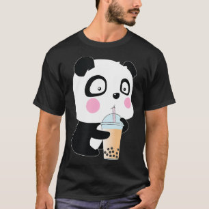 Bubble Tea Panda Funny Boba T-Shirt