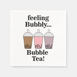 Bubble Tea Party Napkin