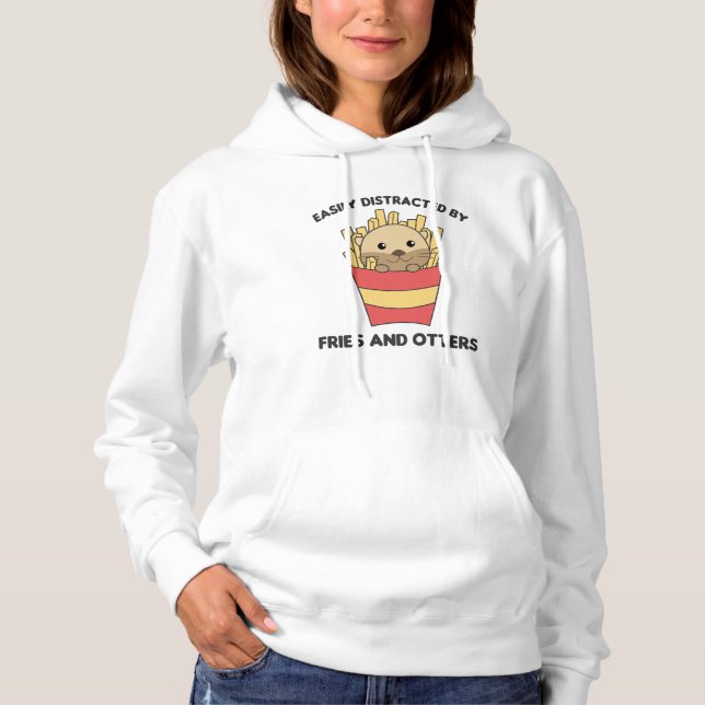 Bubble Tea Sloth With Chocolate Cute Animals Hoodie (Front)