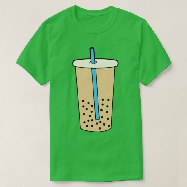 Bubble TeaBoba Milk Tea T-Shirt (Design Front)