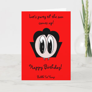 Bubble Tot Vamp Card