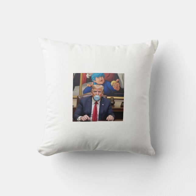 Bubble Trump pillow (Front)