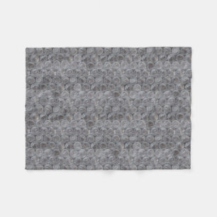 Bubble wrap fleece blanket