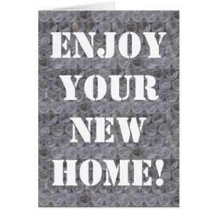Bubble wrap housewarming
