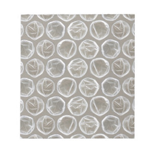 bubble wrap notepad