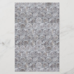 Bubble wrap stationery