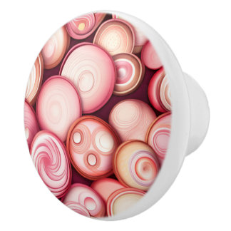 Bubblegum Bubbles Ceramic Knob