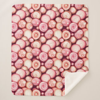 Bubblegum Bubbles Sherpa Blanket