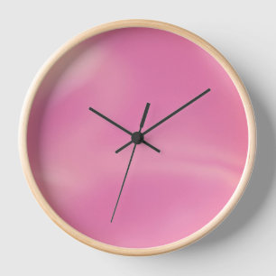 Bubblegum pink  clock