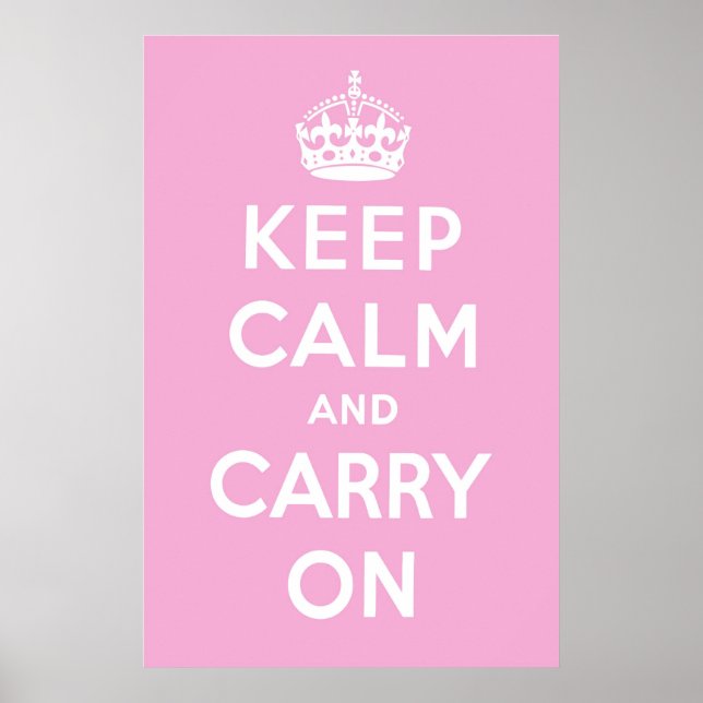 Bubblegum Pink Poster (Front)