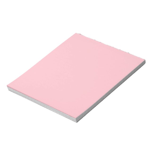 Bubblegum Pink Solid Colour Notepad (Rotated)