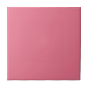 Bubblegum Pink Solid Colour Print, Rouge Blush Pin Tile