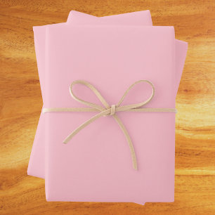 Bubblegum Pink Solid Colour Wrapping Paper Sheet