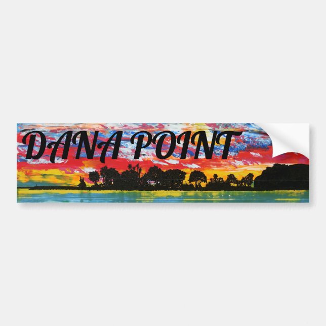 Bubblepacific bumper stickers, Dana point harbour Bumper Sticker (Front)