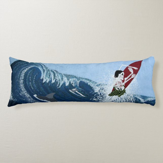 Bubblepacific pillows, same on both sides body cushion (Front)